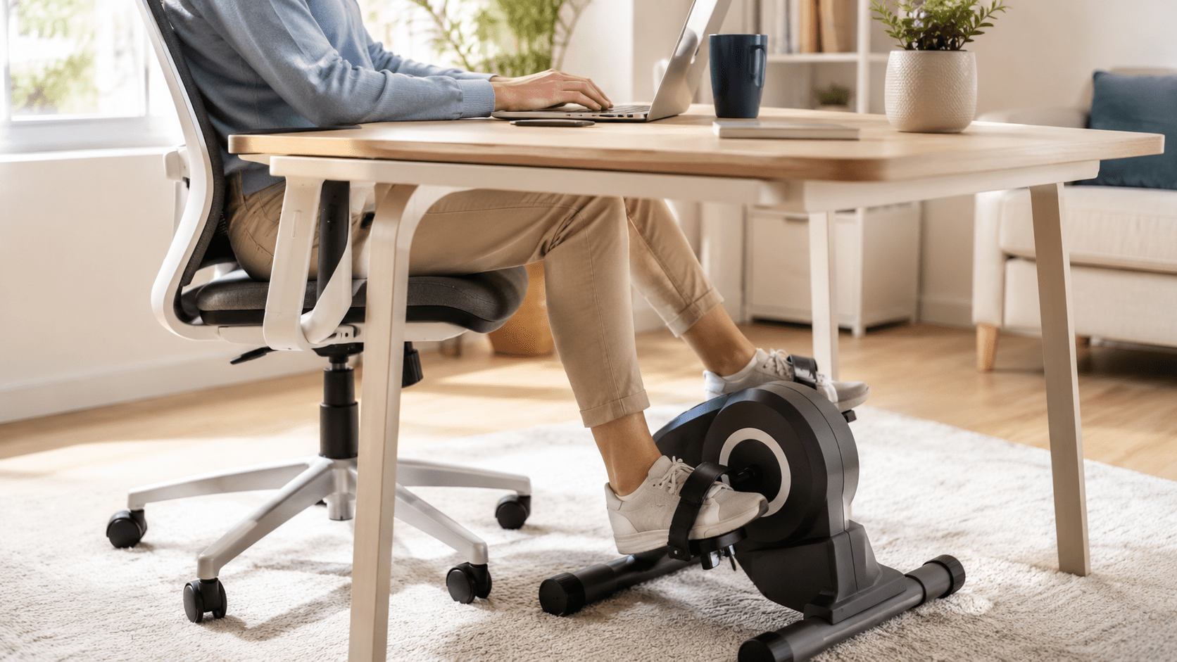 under-desk bike calorie burn