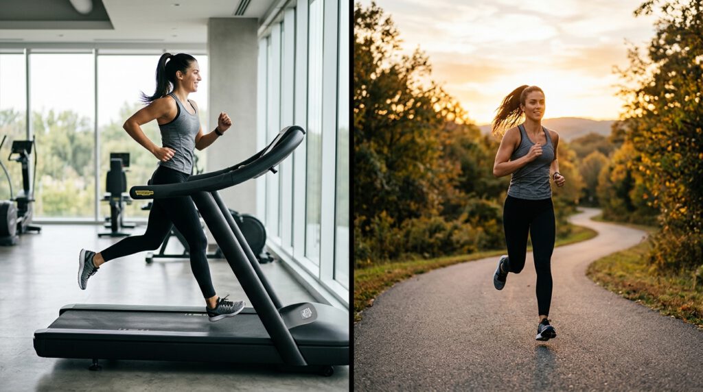 treadmill vs outdoor running